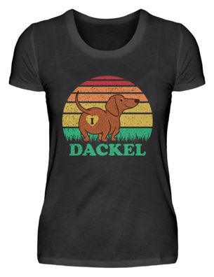 DACKEL - Damen Basic T-Shirt-3SFO0IH9
