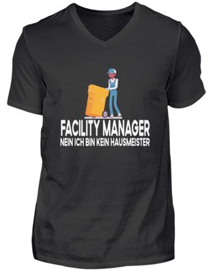 Facility Manager NEIN ICH BIN KEIN - Herren V-Neck Shirt