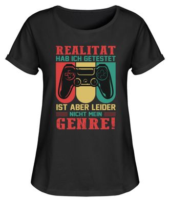 Realitat HAB ICH Getestet IST ABER - Damen RollUp Shirt