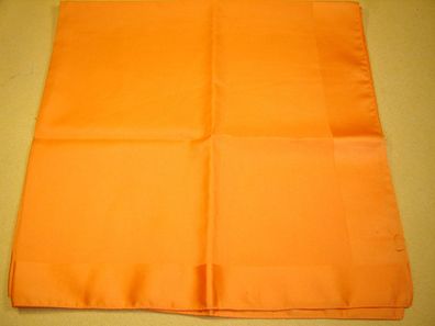 Vintage Tuch einfarbig mit eingewebtem Rand orange 65x65cm Polyester Z p