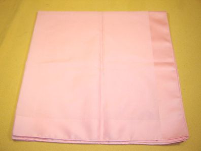 Vintage Tuch einfarbig mit eingewebtem Rand rose 65x65cm Polyester Z p