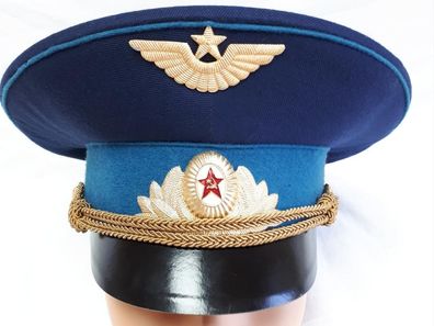Russische Schirmmütze Offizier Luftverteidigung Gr. 56