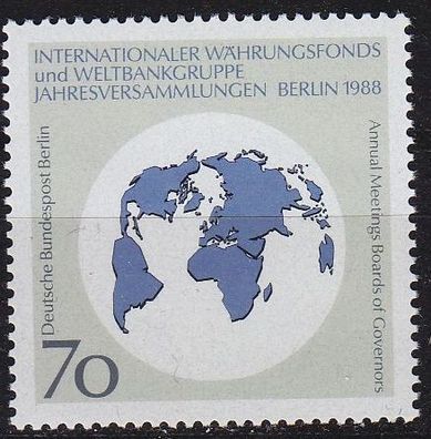 Germany BERLIN [1988] MiNr 0817 ( * */ mnh )