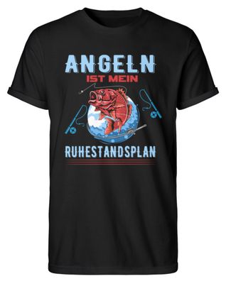 ANGELN IST MEIN Ruhestandsplan - Herren RollUp Shirt