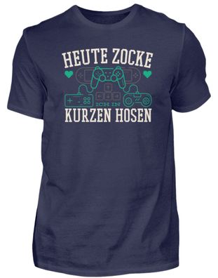 HEUTE ZOCKE ICH BIN KURZEN HOSEN - Herren Premiumshirt