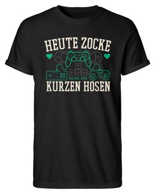 HEUTE ZOCKE ICH BIN KURZEN HOSEN - Herren RollUp Shirt