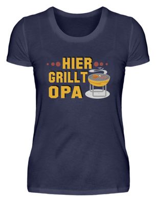 HIER GRILLT OPA - Damen Premiumshirt