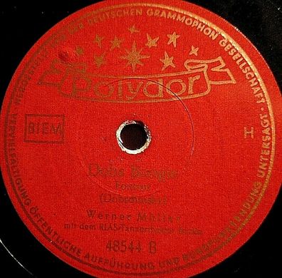 WERNER MÜLLER "Dobs Boogie / Sport und Musik" Polydor 1951 78rpm 10"