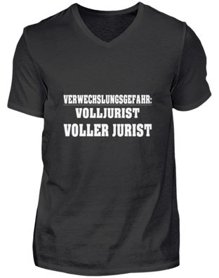 Verwechslungsgefahr: VOLLER JURIST - Herren V-Neck Shirt