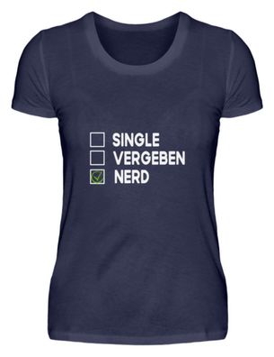 Single vergeben Nerd - Damen Premiumshirt