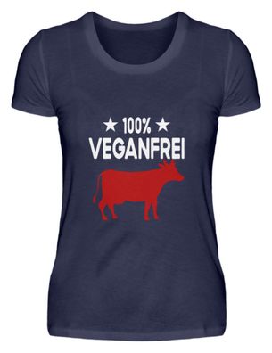 100% Veganfrei - Damen Premiumshirt