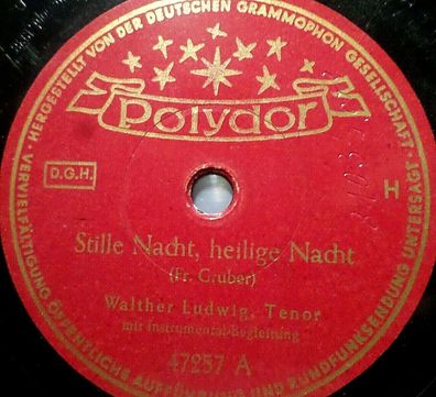 Walther LUDWIG "Stille Nacht, heilige Nacht / O du fröhliche..." 1938 X-MAS 10"