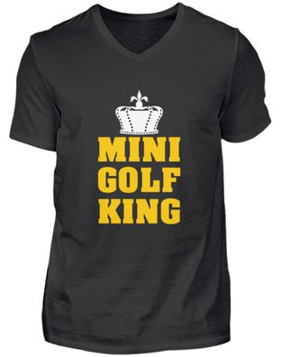 Mini Golf King - Herren V-Neck Shirt
