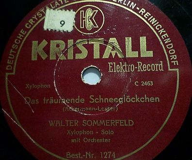 Walter Sommerfeld "Schwarzwälder Spieluhr / Das träumende Schneeglöckchen" 1933