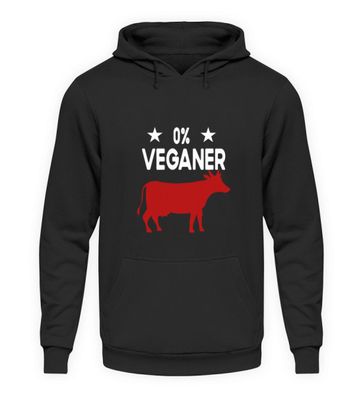 0% Veganer - Unisex Kapuzenpullover Hoodie