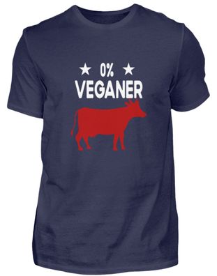 0% Veganer - Herren Premiumshirt