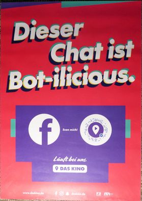Das Kino: Dieser Chat ist Bot-ilicious! - Original Kinoplakat A1 - Filmposter