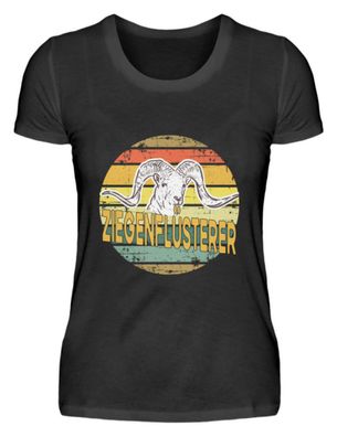 Ziegenflüsterer Retro Vintage - Damen Premiumshirt