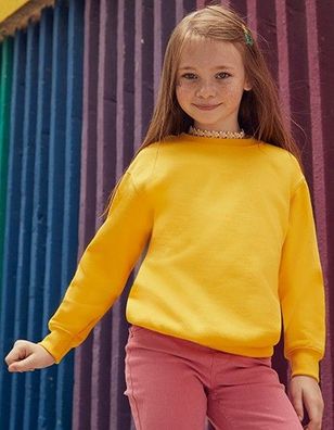 Fruit of the Loom Kids´ Classic Set-In Sweat 15 Farben