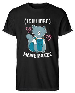 ICH LIEBE MEINE KATZE - Herren RollUp Shirt