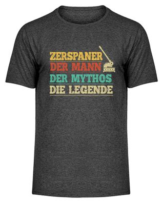 Zerspaner DER MANN DER MYTHOS DIE - Herren Melange Shirt