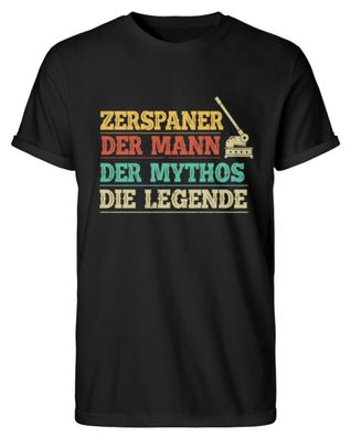 Zerspaner DER MANN DER MYTHOS DIE - Herren RollUp Shirt