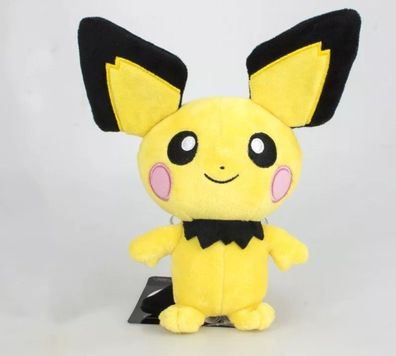 Pokemon Pichu - Plüsch Figur Stofftier Kuscheltier - Plush 18 cm NEU