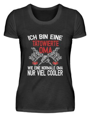 Ich bin eine Tätowierte Oma wie eine - Damen Premiumshirt