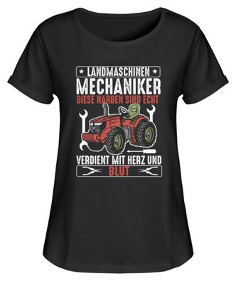 Landmaschinen Mechaniker DIESE NARBEN - Damen RollUp Shirt