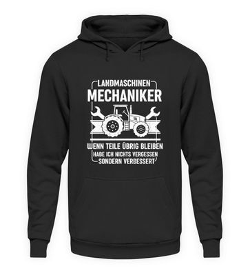 Landmaschinen Mechaniker WENN TEILE - Unisex Kapuzenpullover Hoodie