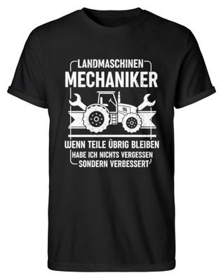 Landmaschinen Mechaniker WENN TEILE - Herren RollUp Shirt