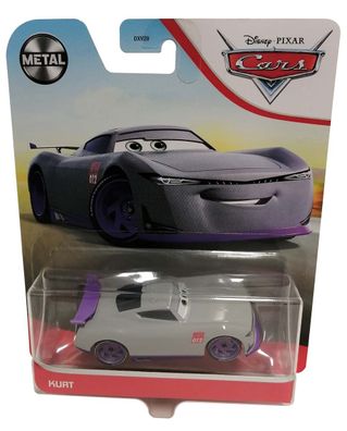 Mattel GRR74 Disney Pixar Cars 3 - Kurt Lila Grau Rennwagen Spielzeugauto 1:55 f