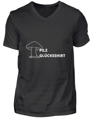 PILZ Glücksshirt - Herren V-Neck Shirt