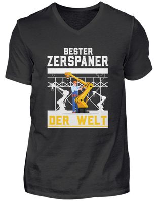 BESTER Zerspaner DER WELT - Herren V-Neck Shirt