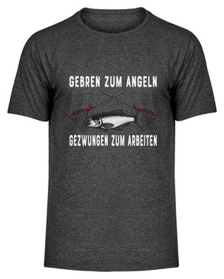GEBREN ZUM ANGELN - Herren Melange Shirt