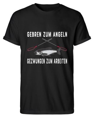 GEBREN ZUM ANGELN - Herren RollUp Shirt