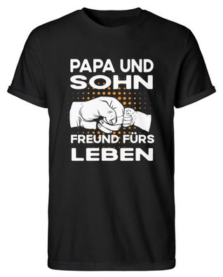 PAPA UND SOHN FREUND FÜRS LEBEN - Herren RollUp Shirt