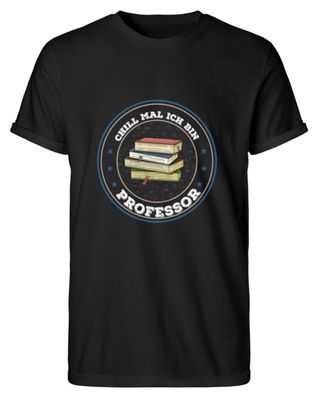 CHILL MAL ICH BIN Professor - Men Rollup Shirt-O7KGI07A
