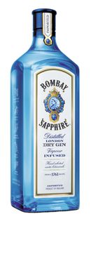 Bombay Sapphire London Dry Gin Magnum 1,75L (40% Vol) 1750ml Flasche- [Enthält