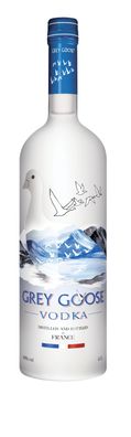 Grey Goose Vodka Magnum 4,5L (40% Vol) 4000ml Flasche- [Enthält Sulfite]