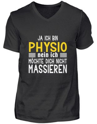 Ja ich bin Physio nein ich möchte dich - Herren V-Neck Shirt