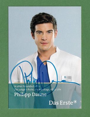 Philipp Danne - (In aller Freundschaft) - persönlich sig. Autogrammkarte