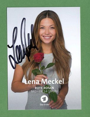 Lena Meckel ( Rote Rosen ) - persönlich signiert