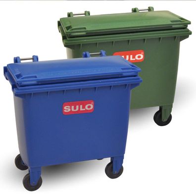 SULO Mini Müllcontainer Miniaturnachbildung des SULO Müllgroßbehälters MGB 660 L