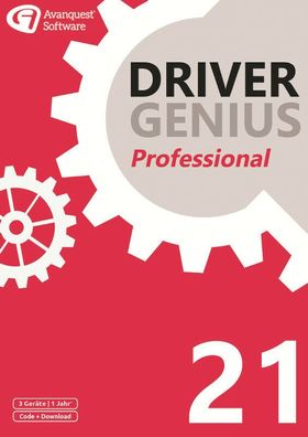 Driver Genius 21 Professional, 3 Geräte, 1 Jahr, Download