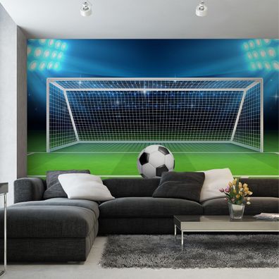 Muralo VINYL Fototapete XXL TAPETE für Jungen Stadion Tor 3D 3463