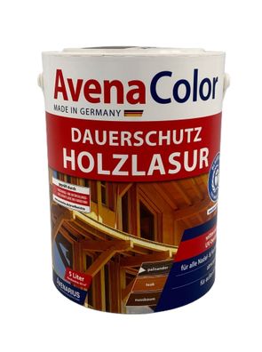 5,99€/ l Avena Color UV Dauerschutz Holzlasur 5 Liter Palisander Lasur außen DE