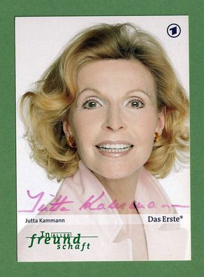 Jutta Kammann( In aller Freundschaft - persönlich signierte Autogrammkarte (2)