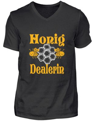 Honig Dealerin - Herren V-Neck Shirt
