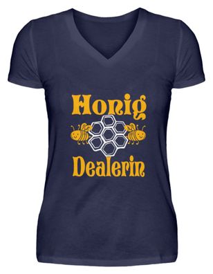 Honig Dealerin - V-Neck Damenshirt